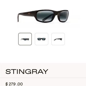 STINGRAY Polarized Wrap Sunglasses Never worn. Face shape: small